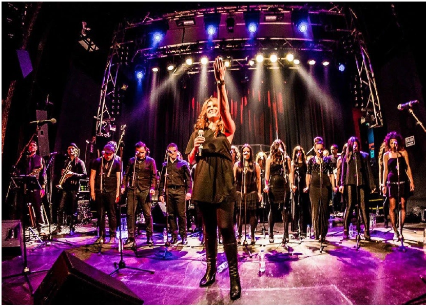 REBECA RODS & BLACK LIGHT GOSPEL CHOIR